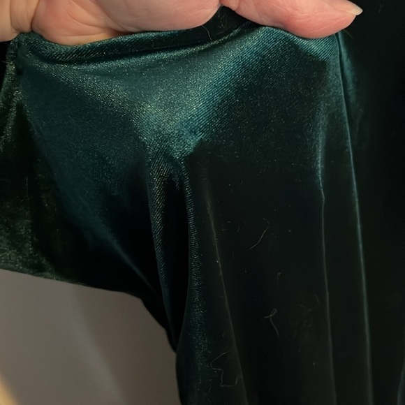 Rachel Zoe Dark Green Velvet Sexy Dress NWT - Picture 10 of 14